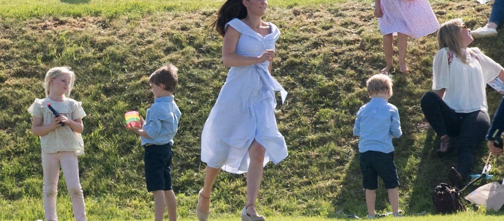 Księżna Kate książę George księżniczka Charlotte
