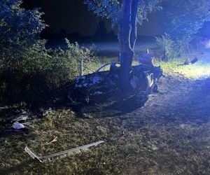 BMW uderzyło w drzewo i zapaliło się, Zginęła jedna osoba!