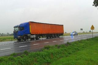 TIR pijanego kierowcy