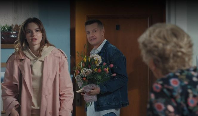 M jak miłość odc. 1881. Franka (Dominika Kachlik), Paweł (Rafał Mroczek), Barbara (Teresa Lipowska)