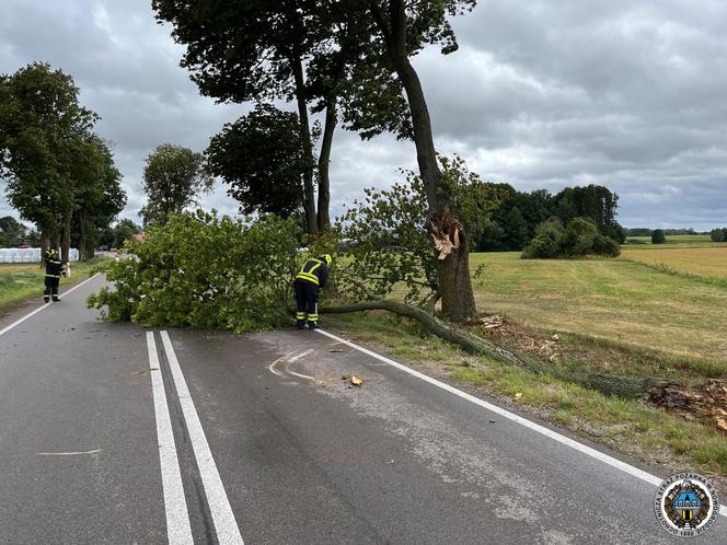 Wichury w Podlaskiem. Setki interwencji strażaków w całym regionie