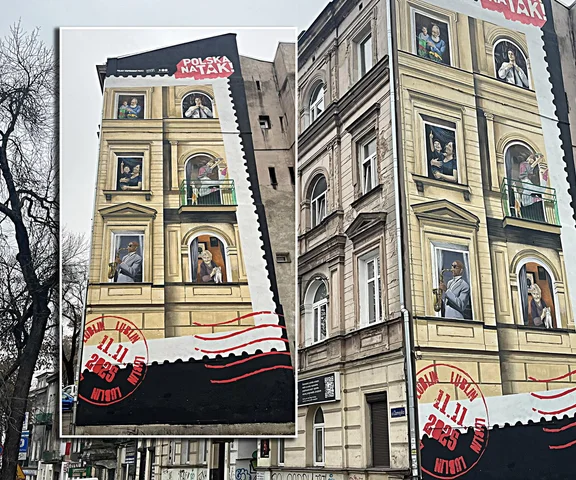 Nowy mural w Lublinie zachwyca! To pierwszy w Polsce projekt z akcji „Polska na TAK”