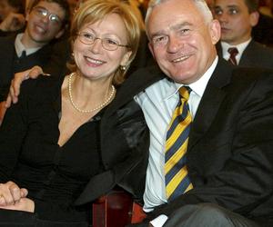 Leszek Miller z żoną Aleksandrą, 2002r.