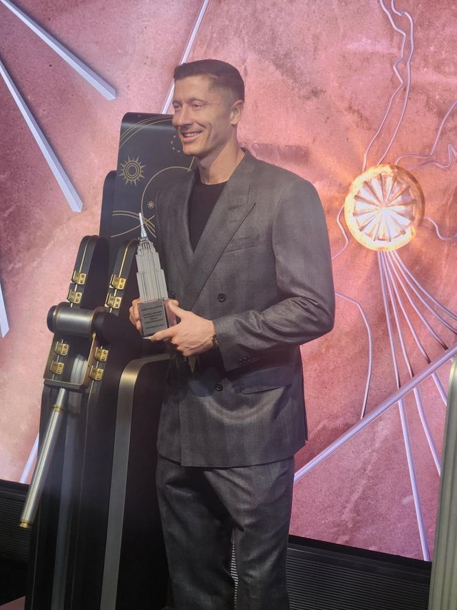 Lewandowski rozświetlił Empire State Building