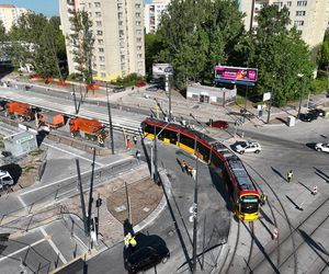 Pierwszy tramwaj pojawił się na trasie na Stegny. Otwarcie coraz bliżej