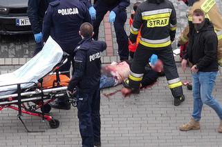 Strzelanina na Gocławiu w Warszawie. Morderca leżał we krwi na ulicy. Powód awantury szokuje [ZDJĘCIA]