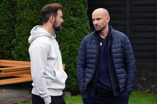 Barwy szczęścia odc. 2978: Marcin Kodur (Oskar Stoczyński), Adamski (Ludwik Borkowski)