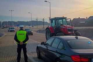Protest rolników w woj. podlaskim (9.02.2024)