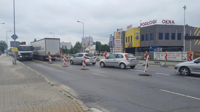 Trwa remont ulicy Krakowskiej w Tarnowie