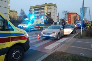 Groźny wypadek w Dąbrowie Górniczej! Kraksa trzech samochodów [ZDJĘCIA]