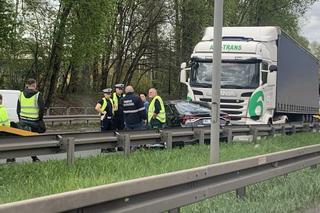 Zdarzenie drgoowe na DK86. Ogromne utrudnienia w stronę Tychów