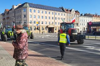 Protest rolników w Opolu w środę 19 marca 2025 roku