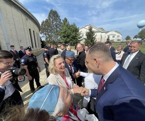 Karol Nawrocki z małżonką w USA. Tak przyjęto ich w Doleystown