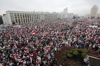 Wielka manifestacja na Białorusi