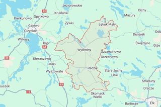 To najbiedniejsze gminy woj. warmińsko-mazurskiego. Tam dochody na mieszkańca są najniższe