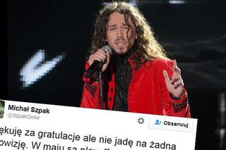 Michał Szpak: nie jadę na żadną Eurowizję! Fani Margaret dopięli swego?