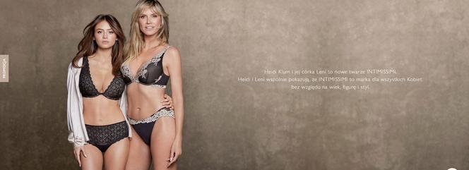 Córka z matką walczą w reklamie bielizny! Heidi Klum nadal piękniejsza?