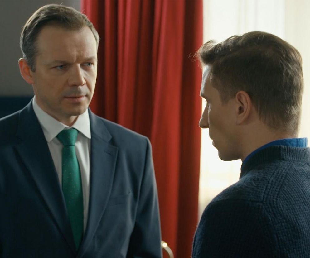 Barwy szczęścia, odcinek 3197: Bruno (Lesław Żurek), Tomasz (Jakub Sokołowski) 