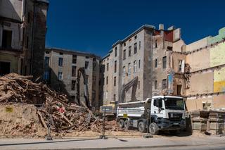 Rozbiórki ruder w Łodzi - ul. Kilińskiego 49