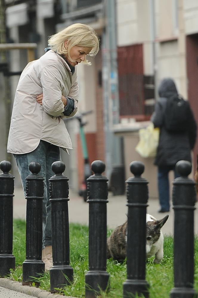 Małgorzata Foremniak zablokowała Warszawę, aby wyprowadzić psa