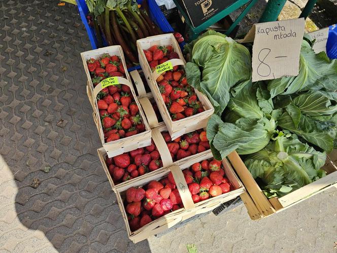 Ceny truskawek na podkarpackiem bazarku