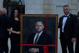 Karol Nawrocki i bokserzy