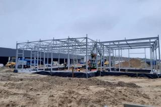 Nowy park handlowy przy ul. Sielskiej w Olsztynie rośnie w oczach [ZDJĘCIA]