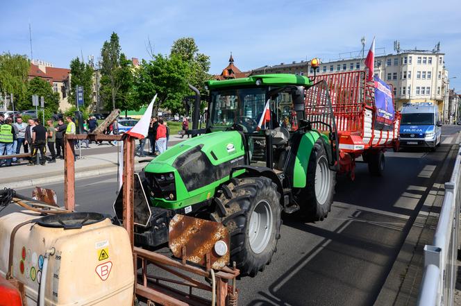 Protest rolników w Poznaniu