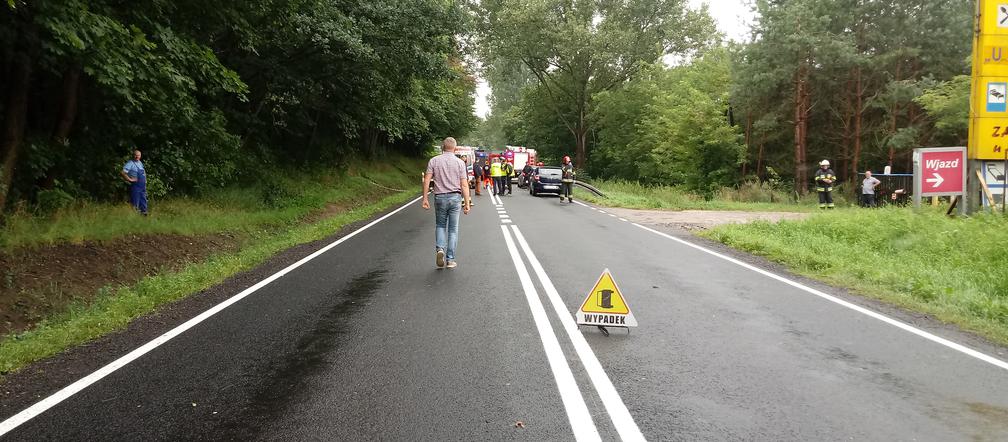 Śmiertelny wypadek na krajowej 15