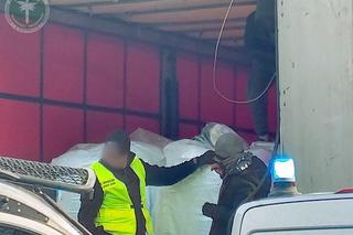 Na miejsce przyjechała policja i straż graniczna