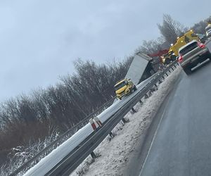 Wypadek na S1 w Sosnowcu