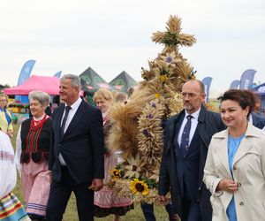 Korowód dożynkowy na dożynkach wojewódzkich 2025 w Świdniku