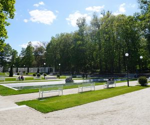 Różanka w Parku Planty po remoncie