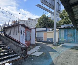 Dawne targowisko przy ul. Kopińskiej w Warszawie