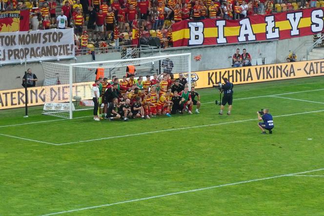 Jagiellonia-Poniewież. Liga Mistrzów i Eska Summer City na Stadionie Miejskim w Białymstoku