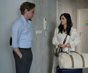 M jak miłość, odc. 1879. Iza (Adriana Kalska), Radek (Philippe Tłokiński)