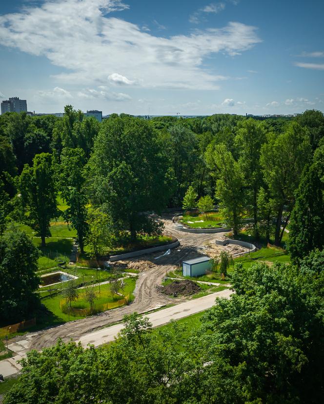 Modernizacja parku Pole Mokotowskie w Warszawie, proj. WXCA