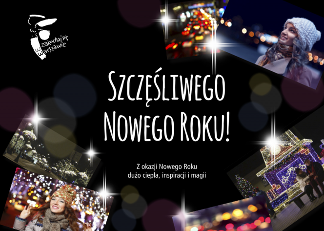 Kartka świąteczna z iluminacjami