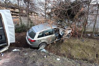 Groźne zdarzenie drogowe w miejscowości Modryniec. Na miejscu interweniował śmigłowiec