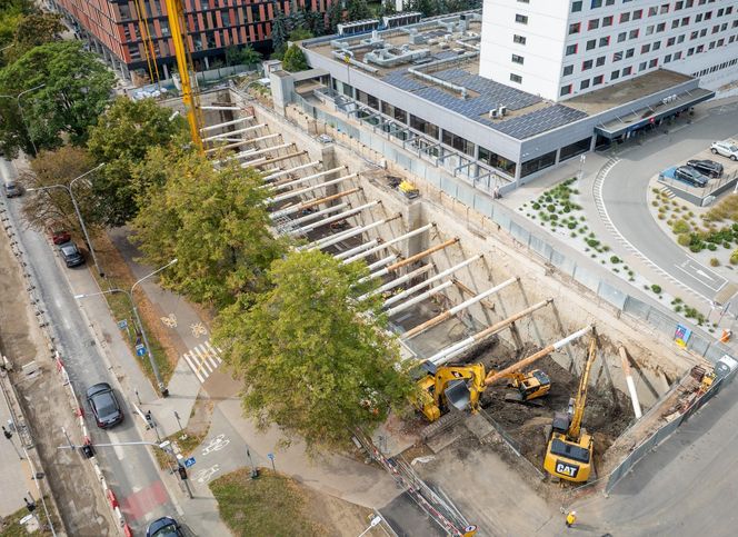 Apartamentowiec Powstańców 7D we Wrocławiu z czteropoziomowym parkingiem podziemnym