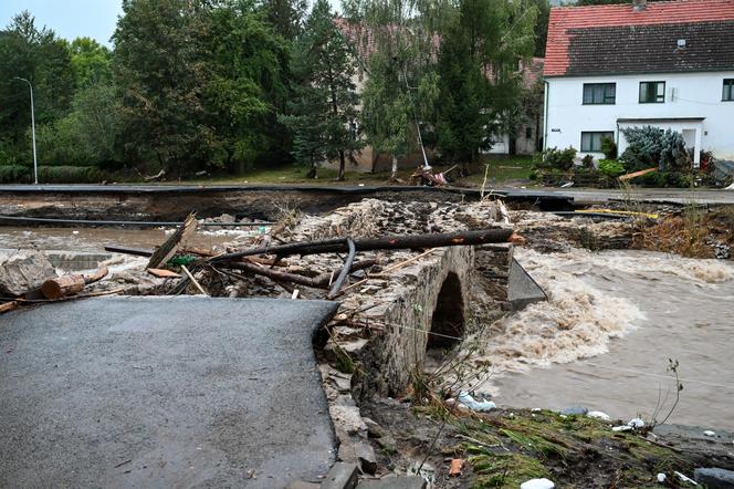 Lądek Zdrój po przejściu fali