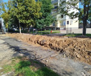 Roboty drogowe na ulicy Błonie w Siedlcach