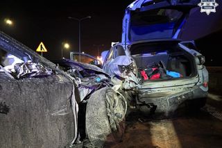 W kraksie brało udział 9 pojazdów. Zaczęło się od kierowcy bmw