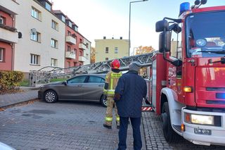 Zgłoszenie o pożarze na Dąbrowskiego w Lesznie. Pożaru nie było