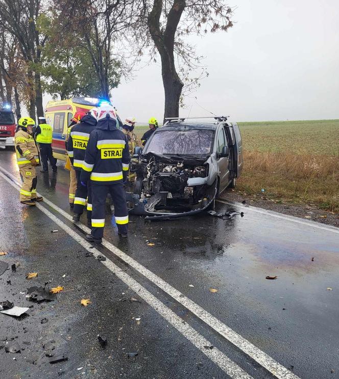 Wypadek na DK nr 63 spowodował duże utrudnienia w ruchu