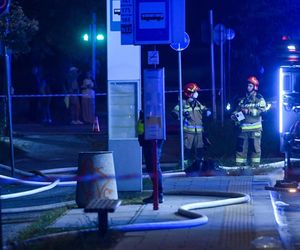 Pożar pustostanu w Warszawie (23.09.2025)