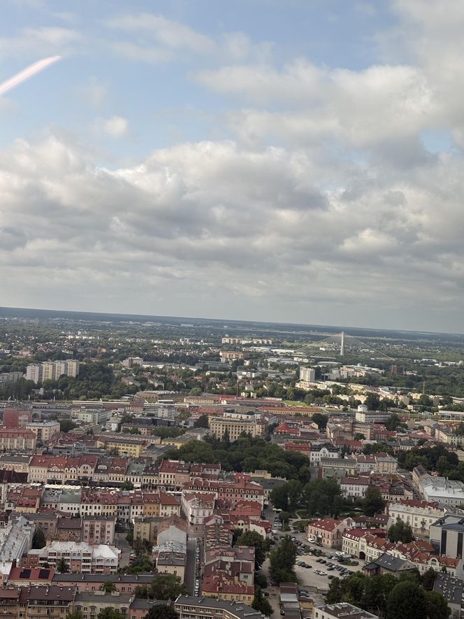 Byliśmy 40, piętrze najwyższego budynku mieszkalnego w Polsce. Widok jest niesamowity