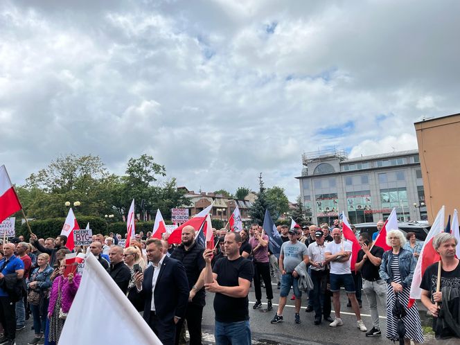 Protest Konfederacji w Siedlcach zgromadził ok. 600 osób