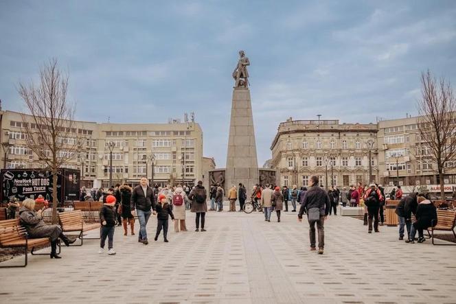 Plac Wolności w Łodzi po remoncie