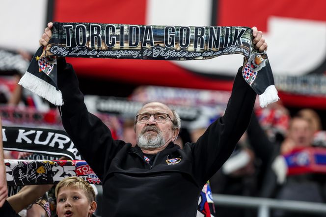 Kibice na meczu Górnik Zabrze - Legia Warszawa